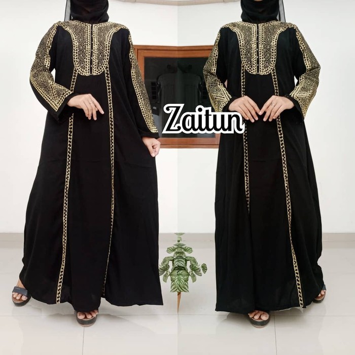 Abaya Bordir Zaitun