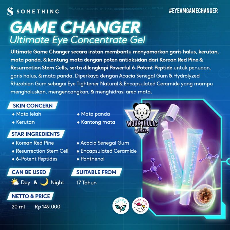 SOMETHINC Game Changer Ultimate Eye Concentrate Gel