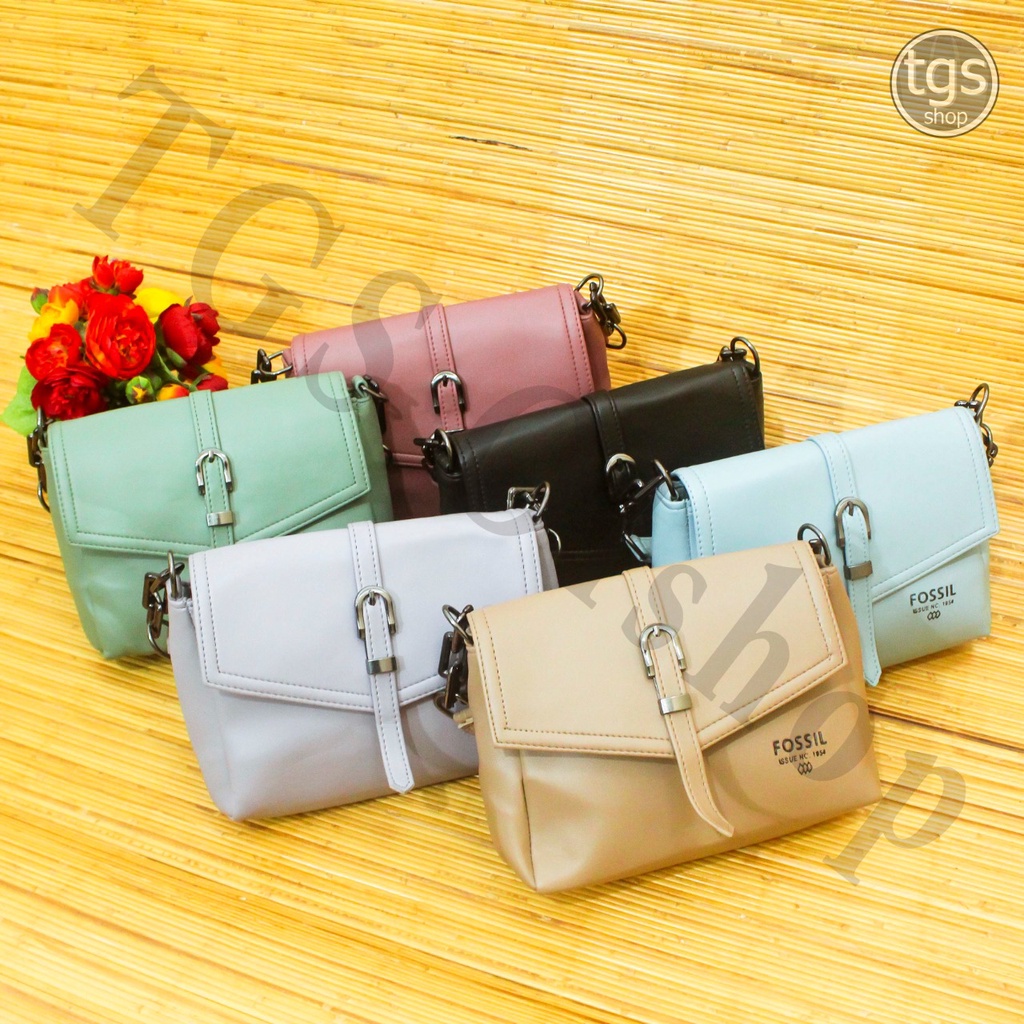 Slingbag Wanita Polos Tas Selempang Warna Pastel Tas Slempang Perempuan Selempang Murah Keren