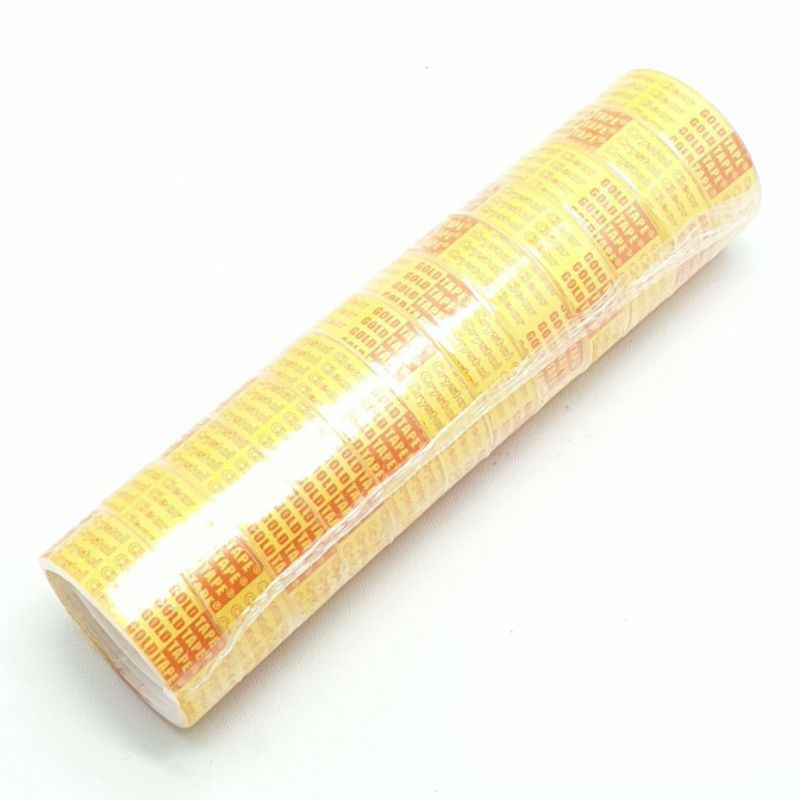 

isolasi isolatip bening goldtape 1/2 in 12 mm