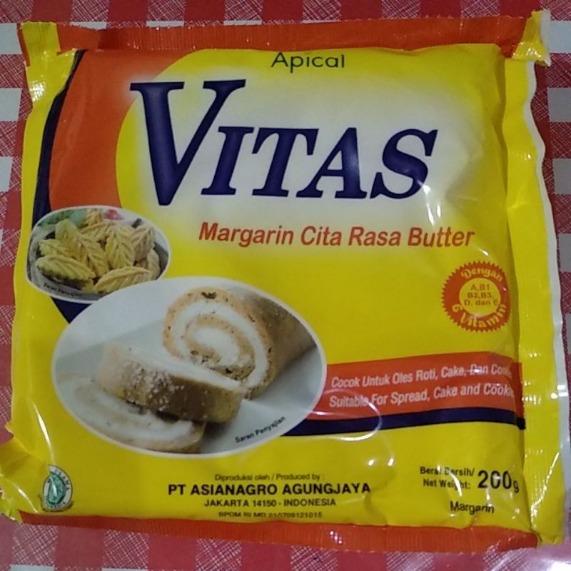 Vitas Margarin 200 gr