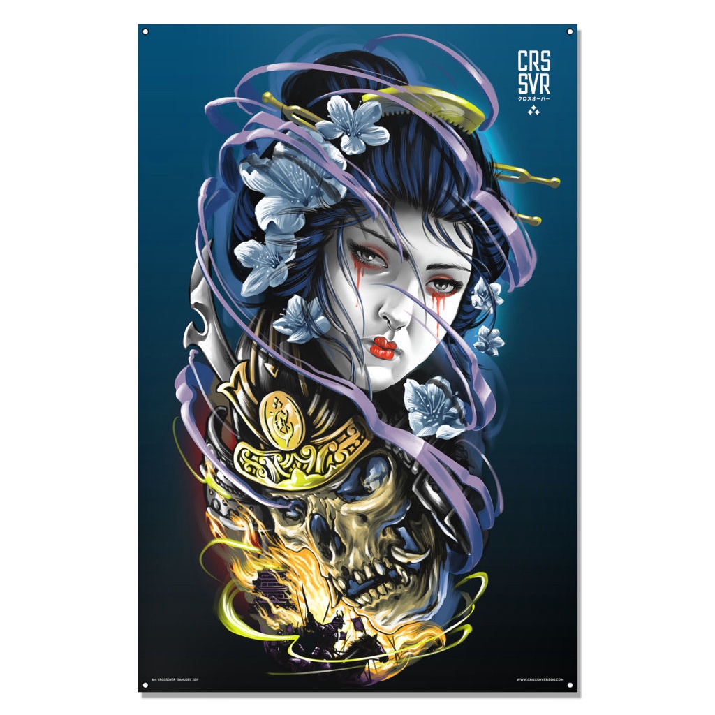 FLAG  BANNER  CROSSOVER  SAMUGEI