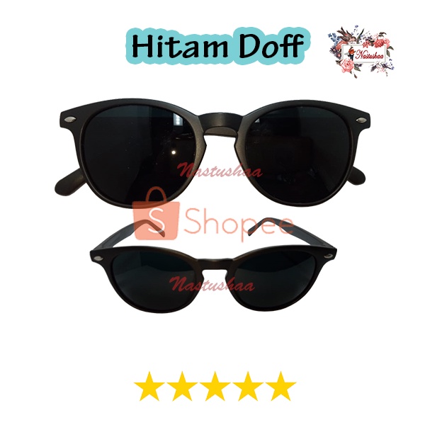 Kacamata Hitam Gaya Pria Wanita Kaca Mata Lensa Anti UV400 Retro Cassual Trend Sunglasses Unisex NOCASE