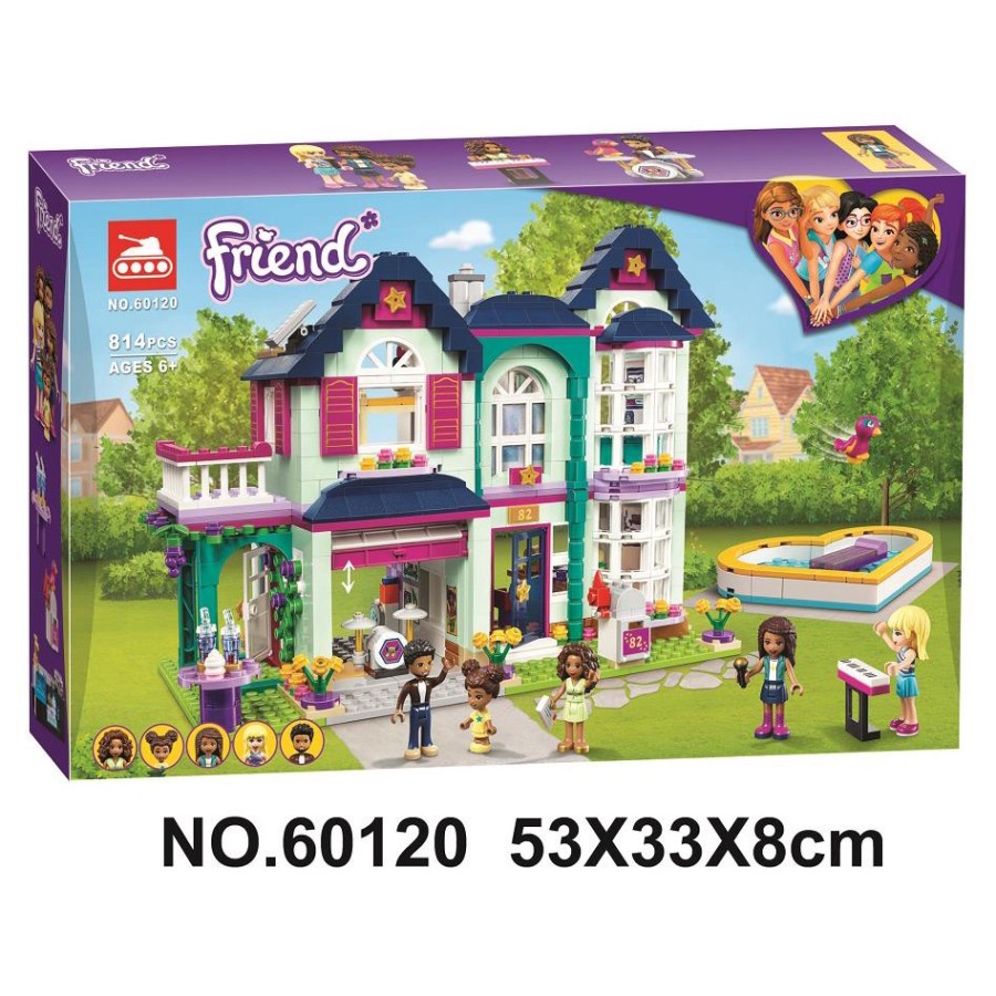 Lego Block Friends Rumah Villa Andrea's House 2 Tingkat