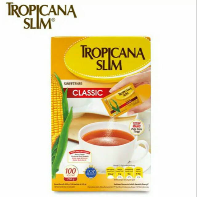 

Tropicana Slim Sweetener Classic 25x2.5 g