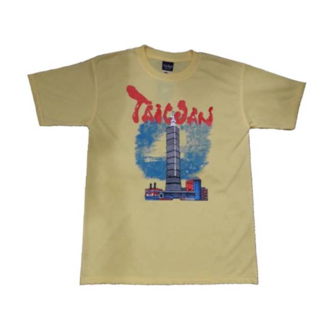 Kaos souvenir negara taiwan taipei china