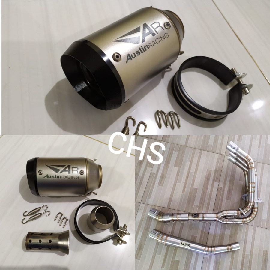 Knalpot Austin racing import fullsystem ZX25R