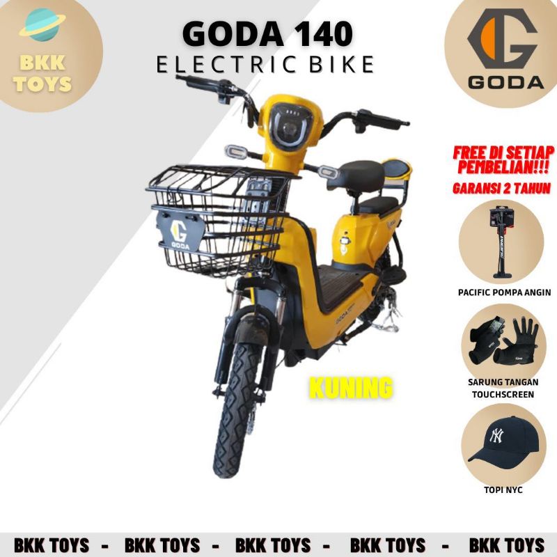TERBARU sepeda listrik goda 140 golden monkey new series GODA 140 MONKEY