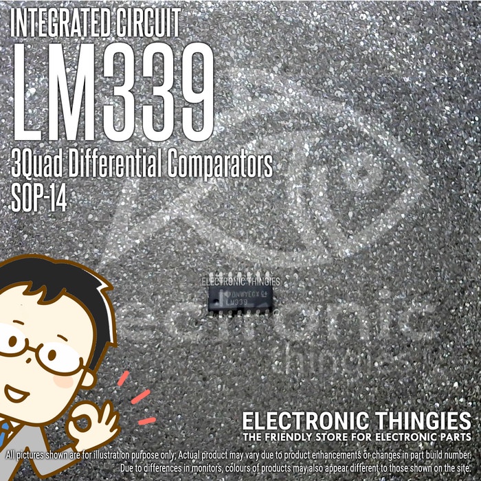 LM339 Quad Differention Comparator SOP14