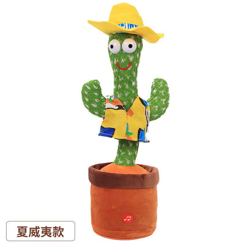 Cactus Toy Boneka Pintar Kaktus Joget Joged Goyang Bisa Ngomong