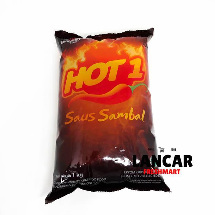 SAUS SAMBAL HOT 1 1KG / HOT 1 SAUS SAMBAL 1KG