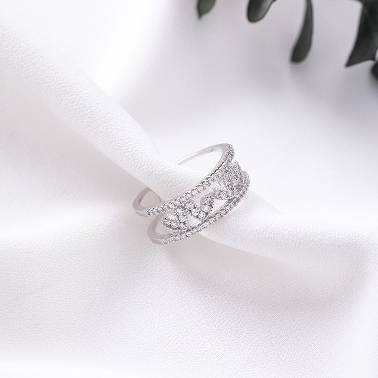 Cincin Korea Gold Plated Sangat cakep elegan CA012 Free Size Open Ring Love Cute