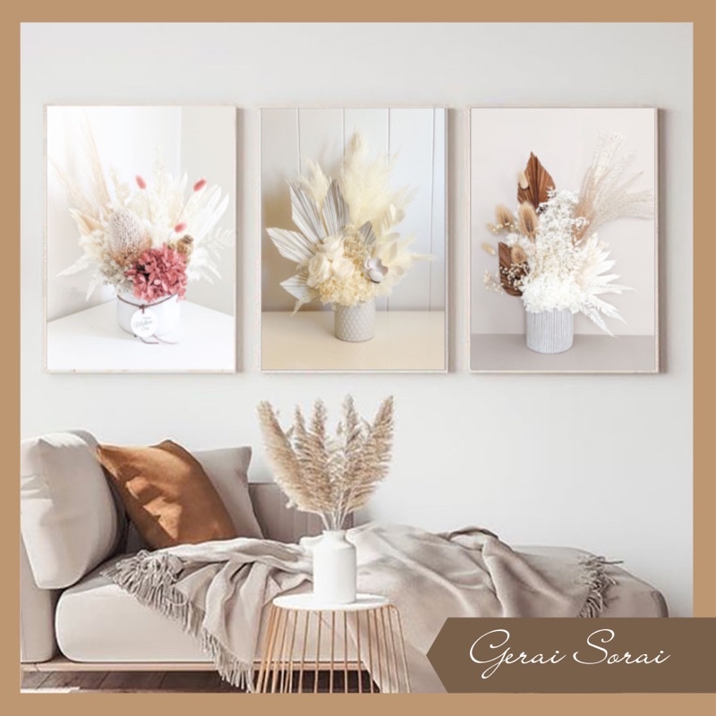 [Hiasan Dinding] BUNGA KERING WALL DECOR