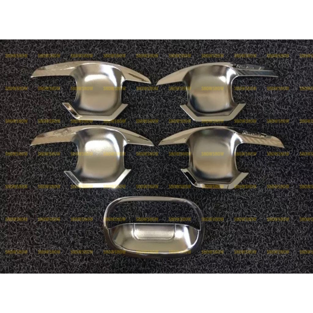 Paket Outer Handle Rush Terios Lama Old 2007 2008 2012 2015 2017 5pcs Elegant Cover Chrome