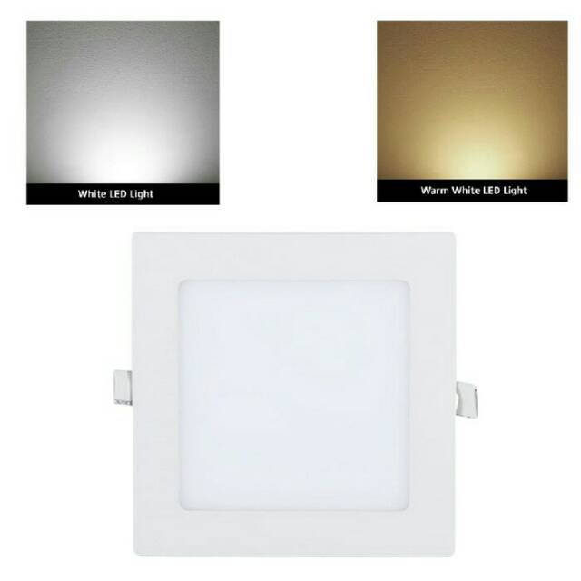 Lampu Downlight Led panel 6w 6watt 6 watt w kotak square tipis Hias Plafon Inbow Berkualitas