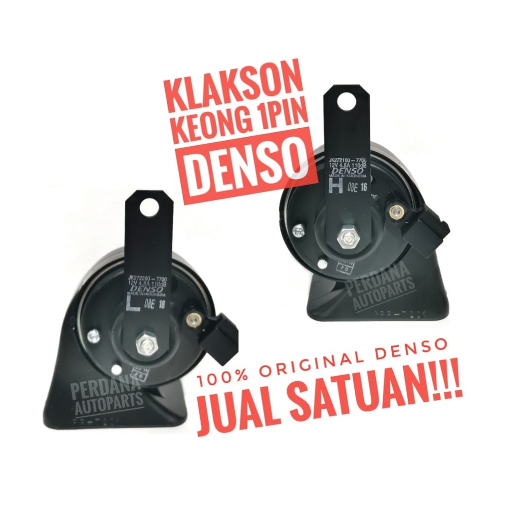 Klakson Keong DENSO 1Pin / 2Pin Jual Satuan (1pcs) Asli Original DENSO