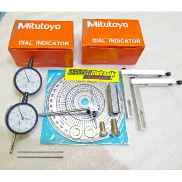 Busur derajat dial mitutoyo set