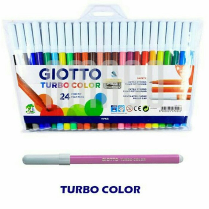 

Hadir Spidol 24 Warna Giotto Turbo Color Hot Sale