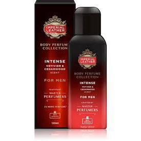 Imperial Leather Body Perfume for men intense vetiver & cedarwood scent 4.7