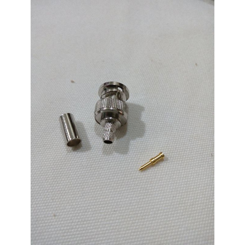 Konektor BNC crimping, BNC male to RG58 krimping conector sambungan Ht baofeng uv5r uv82 888s a58s