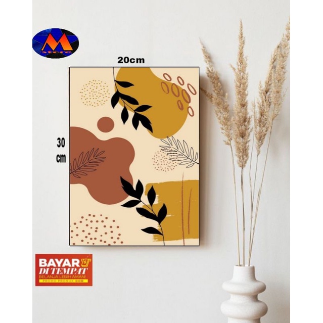 HIASAN DINDING GAMBAR BUNGA AESTHETIC/POSTER KAYU BUNGA AESTHETIC/POSTER AESTETIC/WALLDECOR