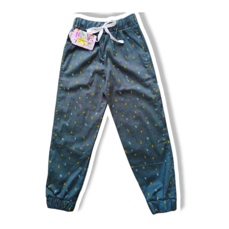 CELANA JOGGER ANAK / JOGGER MOTIF ANAK LAKILAKI DAN PEREMPUAN 2THN-9THUN