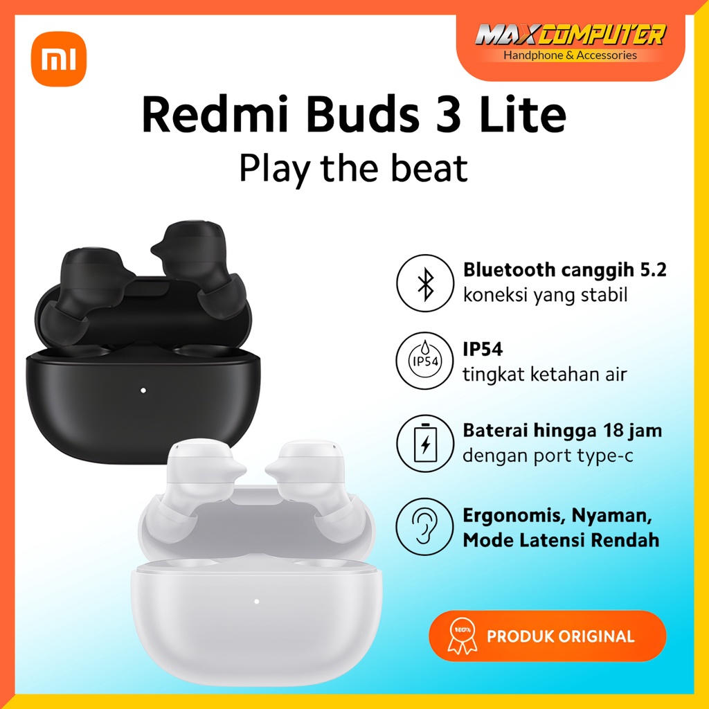 Redmi Buds 3 Lite - True Wireless Stereo, Original 100%