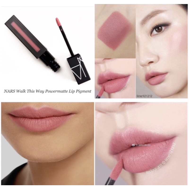 Pigment à Lèvres NARS Power Matte Lip Pigment – Teinte "Walk This Way" (beige), Fini Mat, Bâtonnet, Neuf