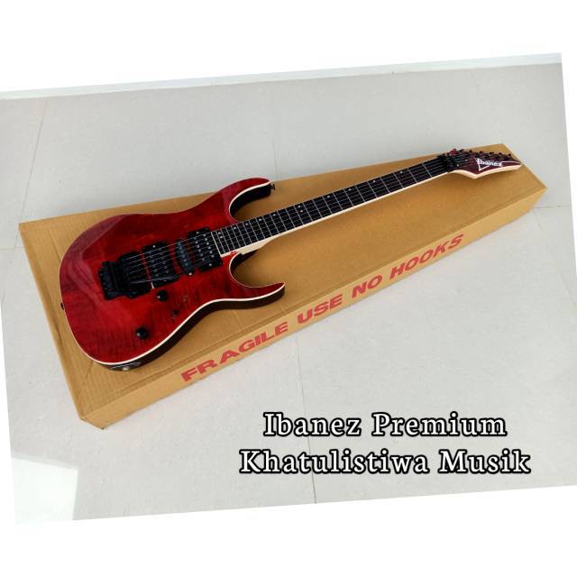 Gitar Ibanez premium updown PU gnb korea merah pabrikan