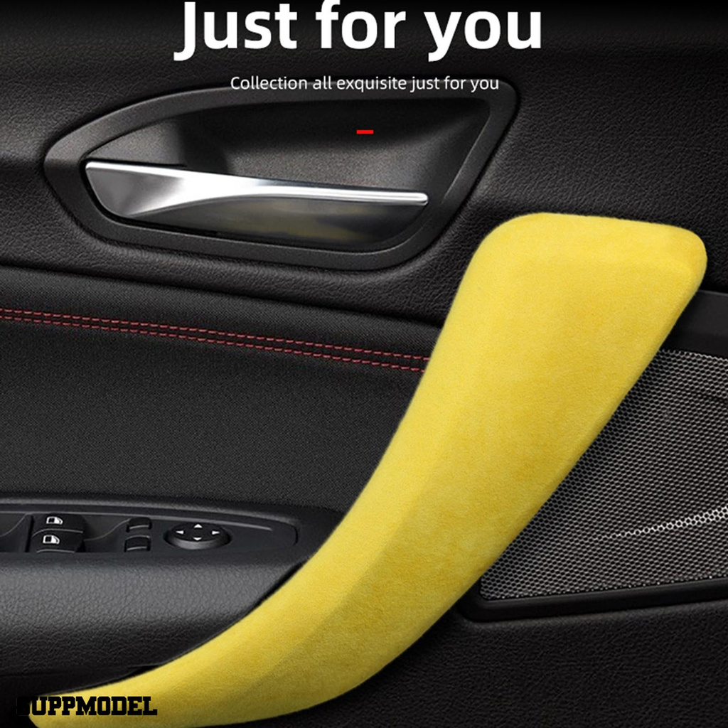 Smodel 2pcs Cover Handle Pintu Kiri / Kanan Anti Gores Untuk Mobil Bmw 1 / 2 / Series 12-19