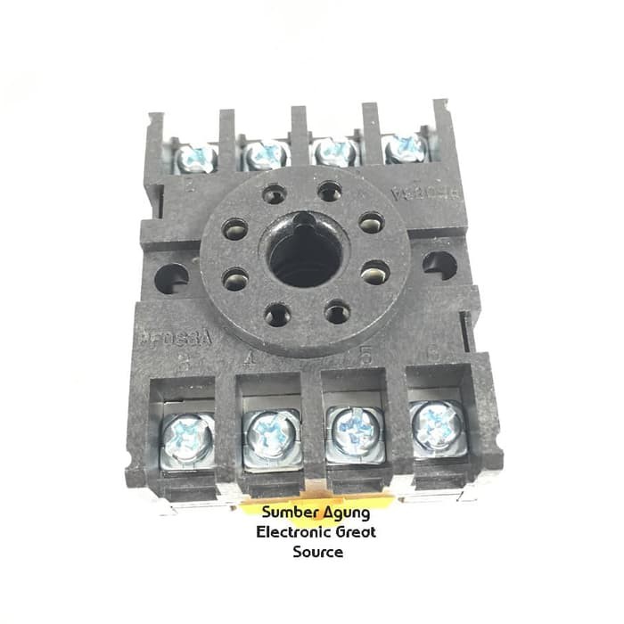 Relay Socket PF08 Socket MKS2P-11 8 Pins Din Rail Screw