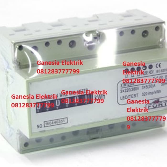 kwh meter XTM1250S 3 phase / 3P / kwh meter 3phase analog Fort | Shopee