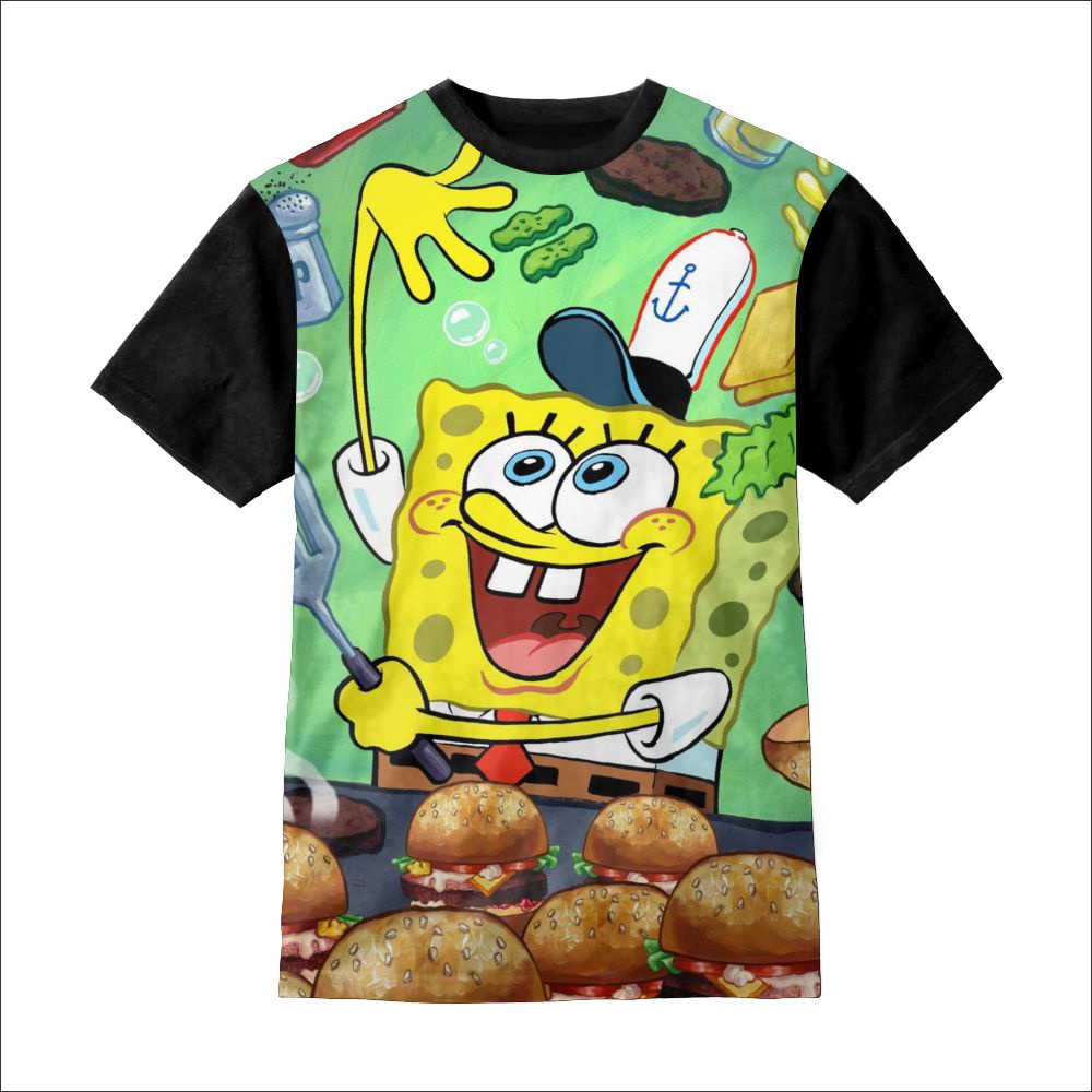 Baju Kaos Anak The Spongebob Krabby Patty