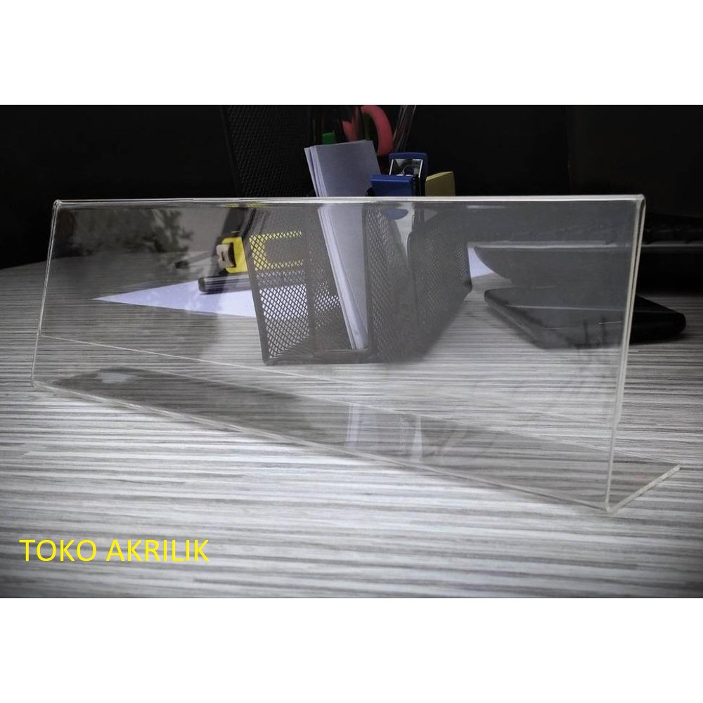

Name Desk acrylic ND01M / papan nama akrilik / name tag