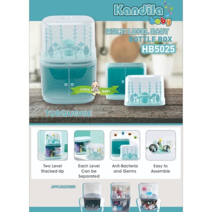 Bosu289 Rak Botol Kandila Baby Multi Level Baby Bottle Box Hb5025 - Kamusneptunus