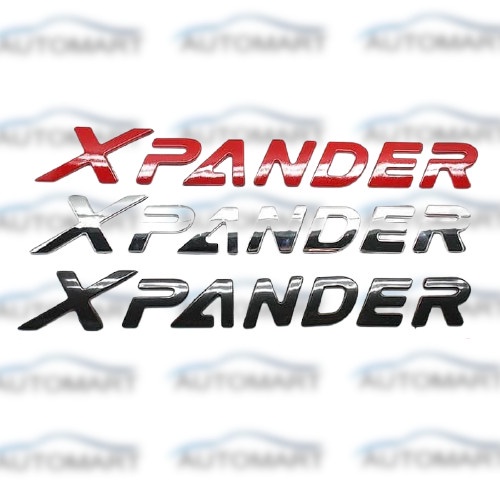 emblem xpander kap mesin emblem tulisan xpander