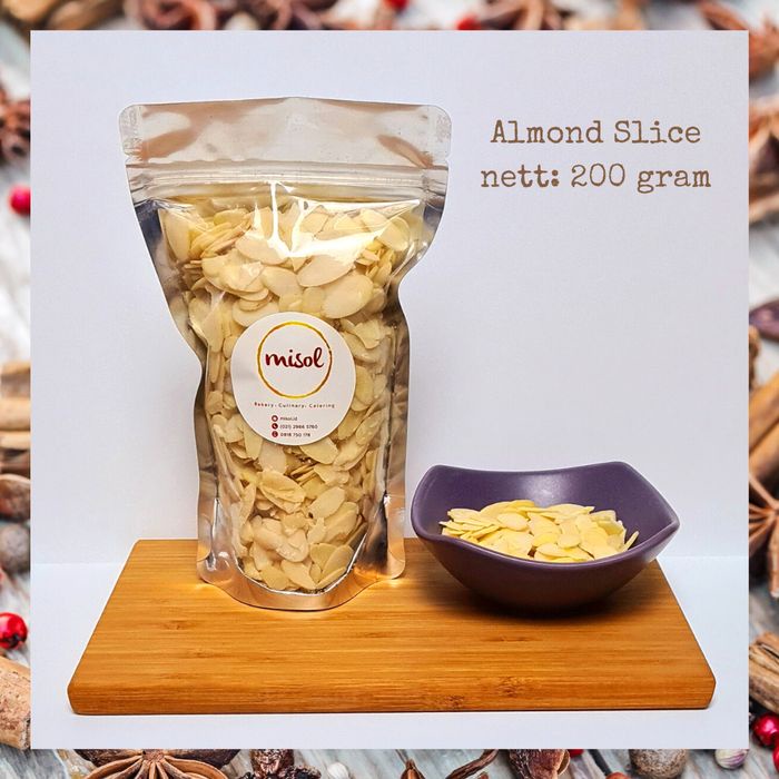 

Jual Almond Slice Misol Netto 200 Gram Premium Import Dari Usa
