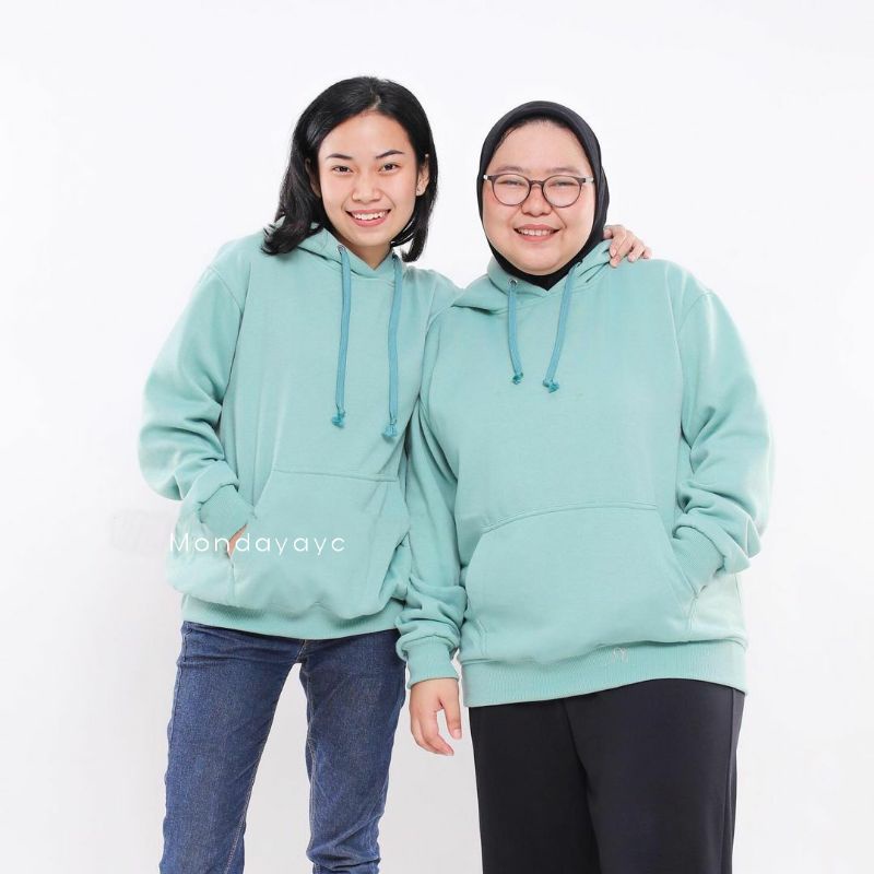 HOODIE JUMPER SAGE GREEN