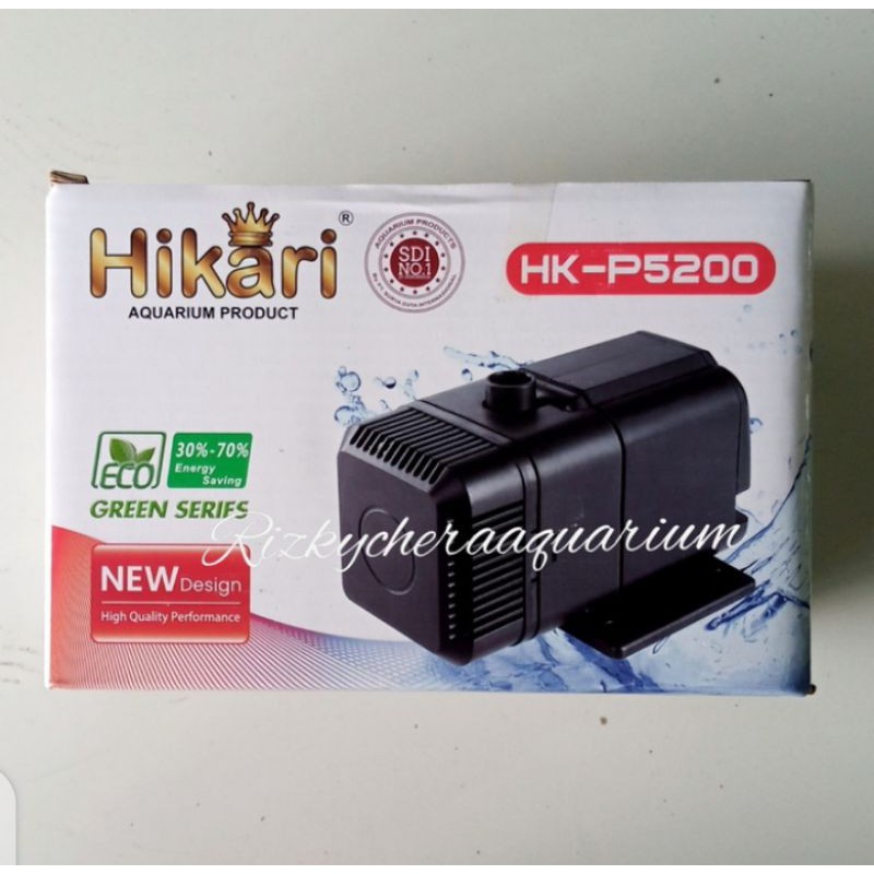 pompa celup kolam ikan Hikari HK P5200 40W Fmax 3500L/H Hmax 3.2m