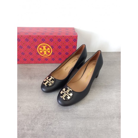 TORY BURCH CLAIRE PUMP SHOES BLACK