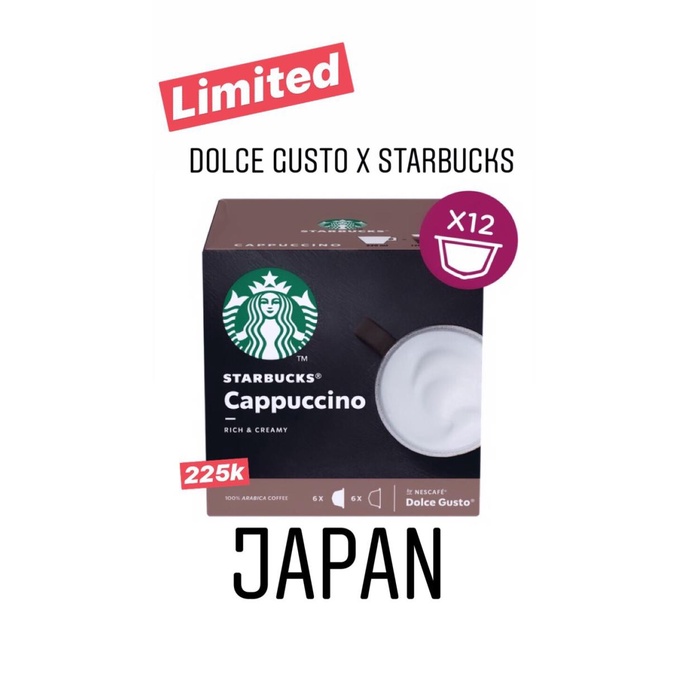 

COD Kapsul DOLCE GUSTO x STARBUCKS Impor cappuccino kopi kapsul
