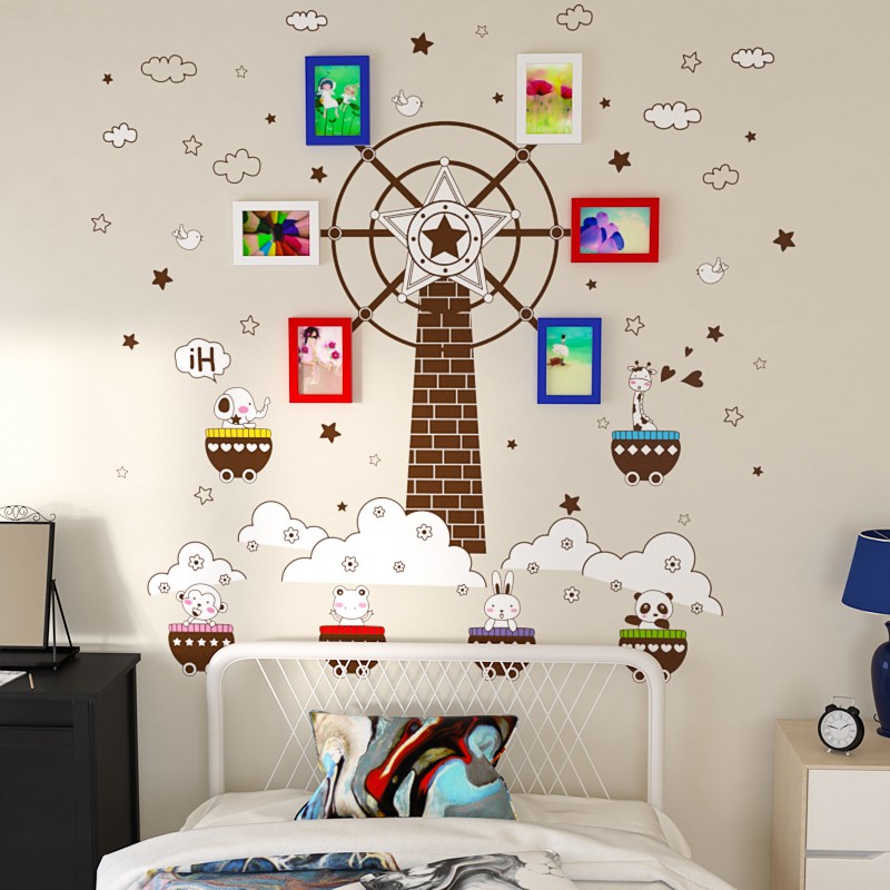  Sederhana  dan modern foto  hiasan  dinding kamar tidur 