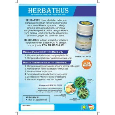 

HERBATHUS UNTUK ASAM URAT