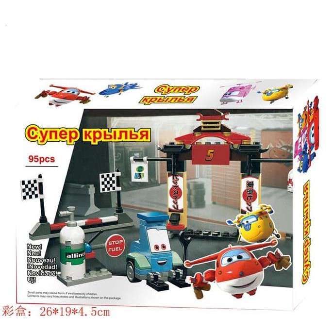 Mainan Edukasi LEGO BLOCKS SUPER WINGS 95PC - Y0355