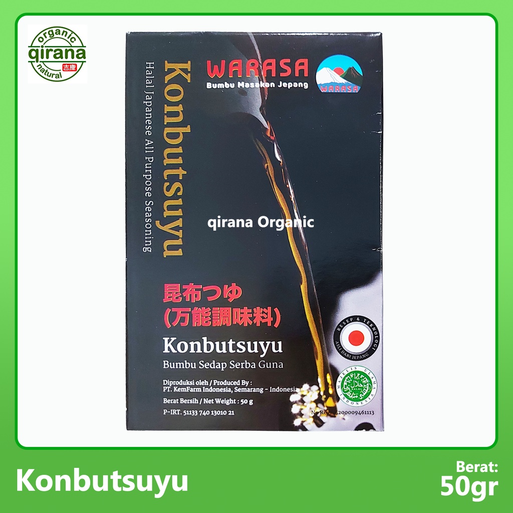 

Konbutsuyu Bumbu Masak WARASA 50gr