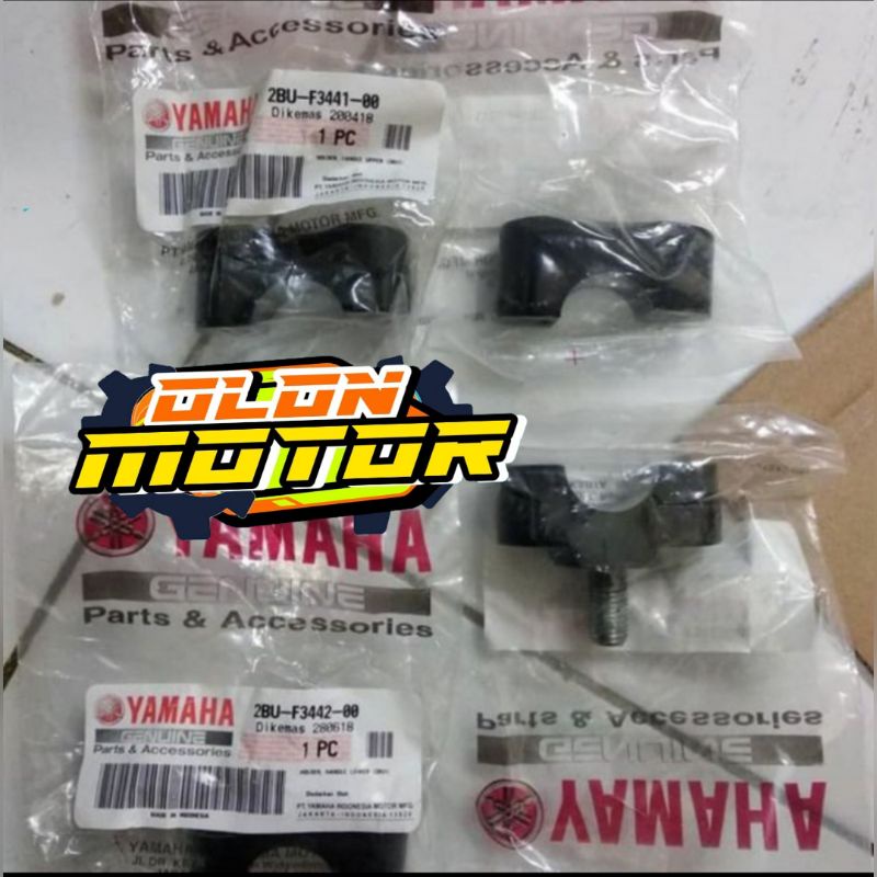 RAISER KLEMAN/DUDUKAN STANG SET X-RIDE 115, AEROX 125 ORIGINAL YAMAHA