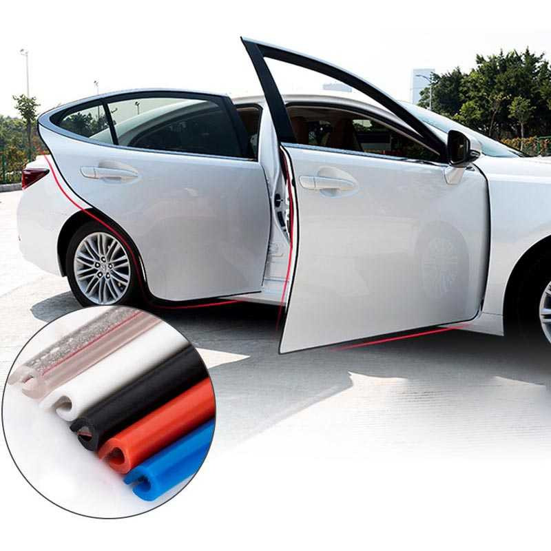 List karet Pintu 5m List Pintu Mobil Universal Pelindung Pintu Door Guard Strip Rubber - COD