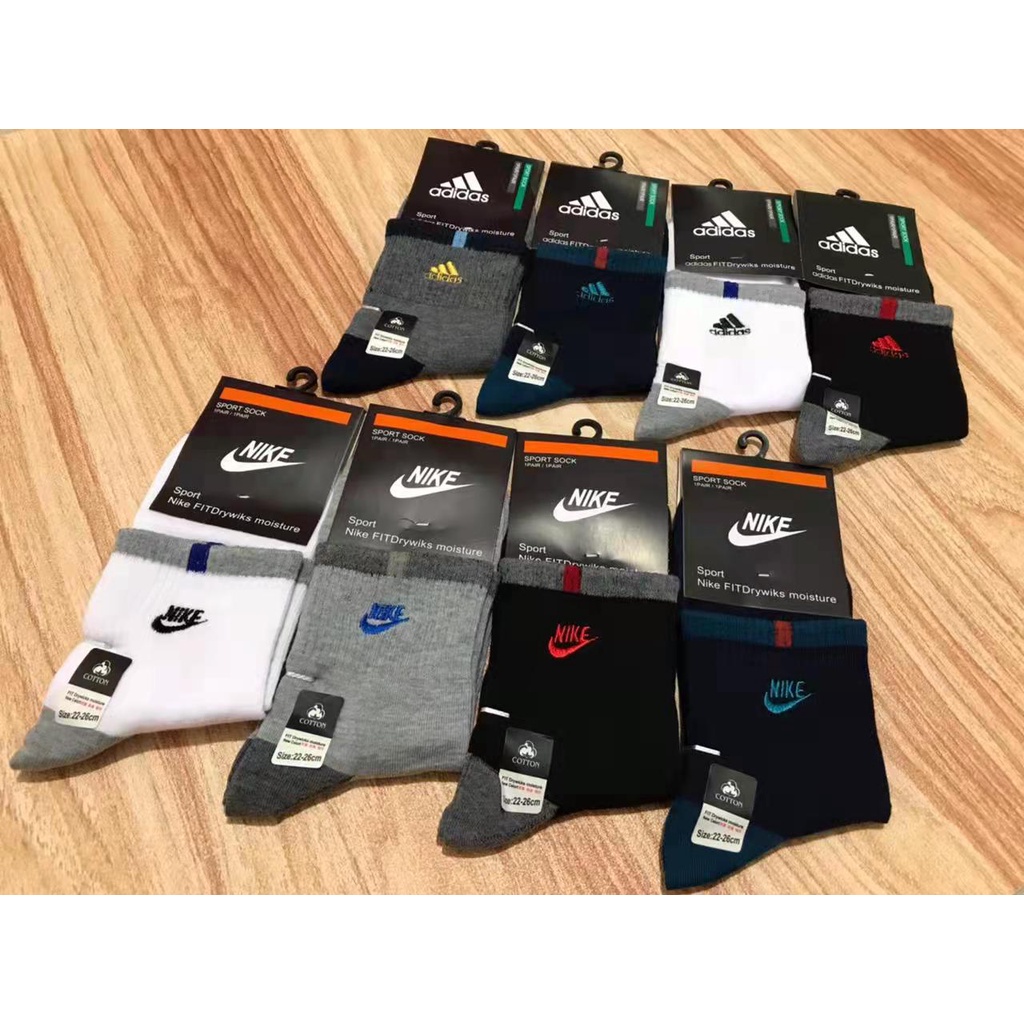 Kaos Kaki Olahraga Nike Adidas Pendek Semata Kaki Socks