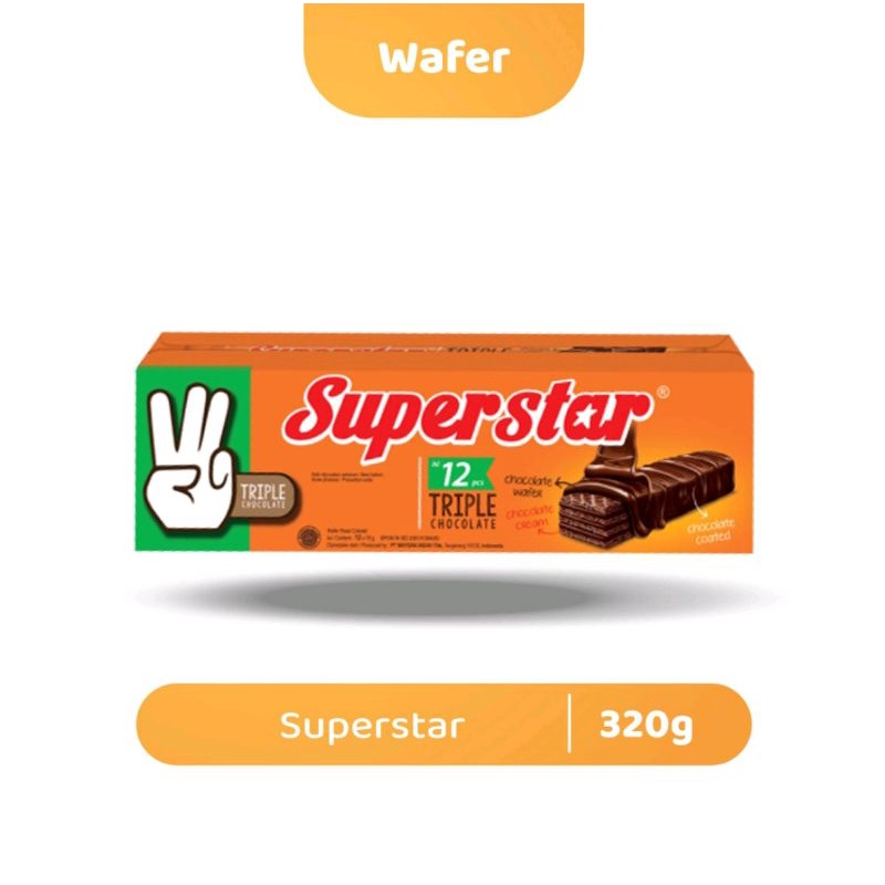 

Superstar Triple Chocolate Box 12 Pcs