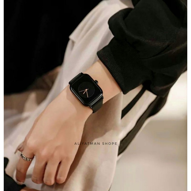 JAM TANGAN CEWEK MIRETE ORIGINAL STRAP SILIKON IMPORT FASHION WANITA_JAM TANGAN CEWEK  TAHAN AIR CASE ROSGOLD MIRETE ORIGINAL JAM TANGAN KASUAL WANITA STRAP SILION PERSEGI MODEL MEWAH FREE BATRAI CADANGAN